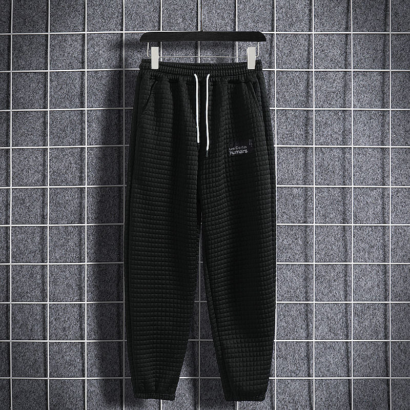 Men's Sports Casual Loose Sweater Two-piece Pants