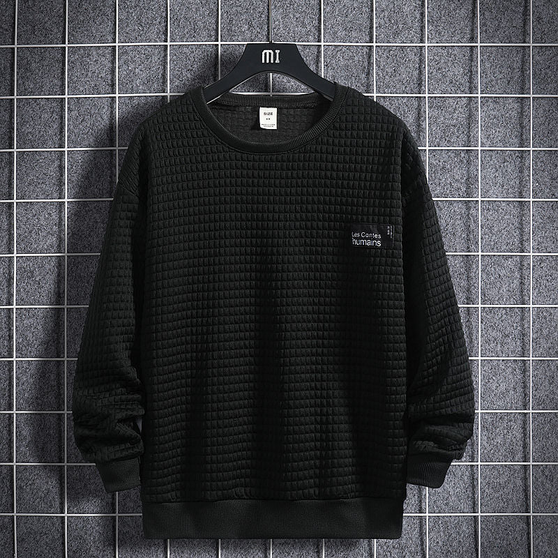 Men's Sports Casual Loose Sweater Two-piece Pants